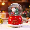 Bola de Cristal de Deseos Navideños, Adorno de Vidrio con Escena de Nieve Soñadora, Atmósfera Festiva, Decoración de Mesa, Tema Navideño
