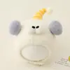 Gorro para Bebé para Otoño e Invierno, Lindo Gorro de Punto para Bebés e Infantes, Gorro Súper Adorable Engrosado que Protege las Orejas, Cálido Gorro sin Cierre para Bebés Pequeños