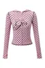 Iamgia*G conjunto de chaqueta corta con capucha de estampado de letras regular en hombros, estampado de leopardo, corte ajustado, elástico, con cremallera, y pantalón largo