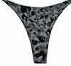 Tanga Sexy de Doble Tira Cintura Baja Yoga Fitness Absorbente de Sudor Bikini Mujer Ropa Interior Sexy en Forma de T G100