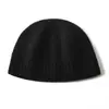 Gorro de Cachemir para Mujer Otoño e Invierno Protección para Orejas Sombrero de Pescador Tejido a Mano con Aguja Sombrero Cuenco Sombrero Grueso de Lana Sombrero para el Frío al Aire Libre