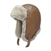 Novo chapéu Lei Feng do Nordeste, resistente ao frio, à prova de vento e com forro de fleece, para mulheres, espessado para outono e inverno, quente e protetor de orelhas, adequado para esqui e voo