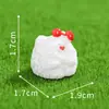 Figuritas de pequeños monstruos de dibujos animados coloridos, accesorios de resina, decoraciones DIY para paisajismo de jardines, pequeños adornos de escritorio