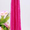 Venta al por mayor de cuentas de jade de imitación de vidrio monocromático, cuentas sueltas de jade hechas a mano, pulsera, accesorios de joyería DIY