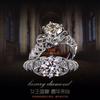 AliExpress Wish comercio exterior mano rápida más vendido anillo de circonita incrustada damas anillo de diamantes suministro comercio exterior anillo de compromiso de diamantes