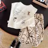 Conjunto de Ropa para Bebés Pequeños y Medianos, Camiseta sin Mangas Elegante y Genial, Ropa de Verano Caricatura 2024 para Niños y Niñas de 0 a 5 Años