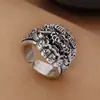Anel Original Design "Pixiu" Prata Pura 999 Masculino Sólido Estilo Chinês Anel de Prata Vintage Masculino
