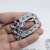 Cos Doll Herrajes para Hebilla de Cinturón Gótico Fabricación Ropa para Mujer Nuevos Accesorios Hebilla de Cinturón Elegante Plateada