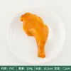 Simulación de pierna de pollo grande, alitas de pollo, modelo de comida, modelo de utilería de pierna de pollo asada, utilería de decoración de ventana de hotel, restaurante occidental
