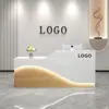 Caixa registradora de balcão de salão de beleza pequeno fosco mesa de bar comercial simples moderna recepção da empresa