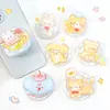 Nuevo y lindo soporte magnético para teléfono con airbag, estilo postre, de animal de peluche, plegable y retráctil N52