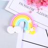 Arcilla Suave Arcoíris DIY Arcoíris Hecho a Mano DIY Adornos Arcoíris DIY Accesorios Horquilla DIY Pegamento Crema Accesorios Pequeños