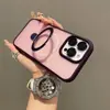 Modelo Transfronterizo iPhone18 Funda para Teléfono con Soporte y Acabado Mate tipo Piel Adecuada para Apple 17 con Cubierta Protectora de Película para Lente