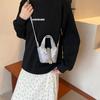 Bolso Mini Nuevo Estilo Coreano para Mujer, Moderno y a la Moda, Bolso Sencillo tipo Cubo, Bolso Cruzado de Nicho, Bolso Pequeño Versátil Popular
