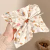 Pañuelo Cuadrado Estilo Perezoso para Atar el Cabello con un Toque de Lujo, Scrunchie Grande para Mujer, Cuerda para Cola de Caballo, Lazo de Tela para el Cabello, Accesorio para el Cabello Estilo Dulce