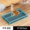 Inodoro para Perros Grandes, Medianos y Pequeños, Extraíble, Resistente a la Corrosión, Antideslizante y Antihumedad, Orinal para Perros Todo en Uno, Descargable