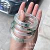 Pulseira de Jade Africano, Rocha de Quartzo Gelo Estilo Chinês com Padrões Fluidos, Alternativa de Pulseira de Jade ao Jade Natural com Padrões Fluidos, Cor Única de Jade Dragão