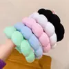 Moda Europea y Americana Blogger Celebridad de Internet ins Diadema Retorcida Diadema de Calavera Alta Diadema SPA Lavado de Cara Maquillaje Accesorios para el Cabello