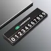 Adecuado para Land Rover Discovery Sport Range Rover Sport Velar Evoque Defender Placa de Número de Teléfono de Estacionamiento Temporal