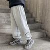 Pantalones deportivos gruesos para niños de otoño e invierno 2025 de Haima, pantalones largos casuales para niños estilo coreano con forro polar integrado