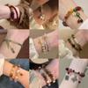 2024 Pulsera de Cuentas Retro Estilo Chino Explosivo Diseño de Nicho Sentido Avanzado Nueva Joyería de Pulsera Antigua Estilo Chino