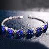 Pulsera de zafiro creativa europea y americana más vendida de la serie Caibao Wish AliExpress Amazon, fabricantes de joyas de plata al por mayor