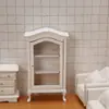 1:12 Casa de Bonecas Casa de Bonecas Mini Acessórios de Mobiliário Miniatura Exibição Artificial Topo em Arco Coleção Adega Estante