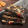 Pastel de Sésamo Negro y Goji Frutos Secos Delicioso Snack de Repostería Paquete Variado Nocturno Nutritivo Galleta Popular de Internet Suave Caja Completa