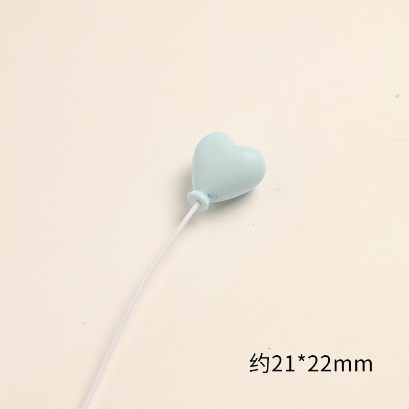 SKU-10-浅蓝色爱心气球 一个