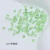 Strass Quadrado Transparente Dongzhou 3mm, Strass de Cristal Artificial Brilhante com Base Pontiaguda Mini para Decorações Artesanais de Unhas