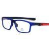 Gafas Tr Sports para Hombre con Varillas Ajustables, Filtro de Luz Azul, Sin Graduación, Monturas para Gafas Protectoras para Deportes al Aire Libre, Se Pueden Adaptar Lentes Graduados