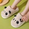 Venta al por mayor transfronteriza, lindas pantuflas para niños con talón engrosado, pantuflas cálidas de algodón para bebé para interiores, pantuflas antideslizantes de otoño e invierno para niñas