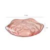 Bandeja de Frutas Plástica Transparente de Alta Qualidade para Uso Doméstico, Bandeja de Lanches para Sala de Estar, Bandeja de Armazenamento de Grande Capacidade Multi-Tamanho, Atacado