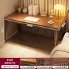 Escritorio Rectangular Simple para Vivienda de Alquiler, Escritorio Pequeño para Oficina en Casa para Adultos, Escritorio de Estudio para Dormitorio para Estudiantes, Escritorio para Computadora