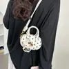Bolso de Mano de Bolos de Lunares para Mujer, Bolso Mini Almohada de Lujo Ligero de Nicho Transfronterizo para Viaje, Bolso Cruzado Versátil para Niños