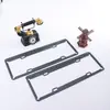 Suporte de placa de carro de fibra de carbono doméstico novo suporte de placa de carro de acordo com as novas regulamentações de trânsito suporte de placa personalizado suporte de placa decorativo