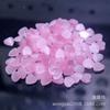 Opal Pêssego Coração Anel Fundo Plano Coração Em Forma De Acessórios Para Cabelo Acessórios DIY Material Bolsa Amor Tempo Gem Patch