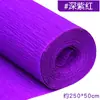 Color hecho a mano diy flor de papel crepé papel de regalo material papel frotado a mano rosa de papel papel rizado crepé jardín de infantes