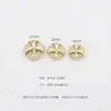 Botón de Abrigo Metálico con Diamante de Diseño Exclusivo de Molino de Viento Hueco para Suéter de Piel para Mujer Botón Decorativo Redondo