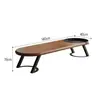 Mesa de Centro Tatami Balcón Madera Maciza Minimalista Moderna Mesa y Sillas para Sala de Estar Mesa de Centro para Mirador Hogareño Madera Natural