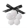 Pastillas de Incienso de Yeso de Flor de Cerezo Personalizadas, Colgantes de Incienso de Piedra Blanca, Pastillas de Cera Aromática para Armarios, Colgantes Aromáticos para Coche, Pastillas Aromáticas de Larga Duración