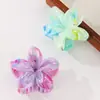 Popular Transfronteiriço Grande 8cm Colorido Romântico Frangipani Presilha de Cabelo Pequena Flor Fresca Presilha Rabo de Peixe Parte de Trás da Cabeça Acessório de Cabelo