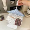 Caja de toallas de papel, estilo pastoral, diseño de casita, organizador de toallas de papel para colgar, alta calidad, bolsa creativa para colgar en el coche