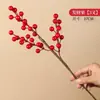 Flores Artificiales de Año Nuevo 2027, Frutas Rojas Festivas, Productos Dorados, Colección de Adornos de Flores y Frutas Artificiales, Materiales DIY para Cubo de Abrazo