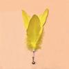 Stock Mayorista del Fabricante de Palos Largos de Alambre de Acero para Juguetes de Gato con Cabezales Intercambiables, Plumas de Pájaro, Juguetes para Gatos