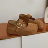 Mules fechadas de sola grossa estilo Birkenstock para mulheres, com uso em duas direções, novos mocassins retrô da moda de verão, sapatos Mary Jane