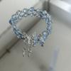 Pulsera de Cuentas de Palomitas de Maíz Mariposa para Mujer Diseño Nicho Ins Pulsera de Chica Dulce Pulsera Super Hada Estudiante Mejor Amiga