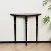 Mesa Consola de Madera Maciza Francesa al por Mayor para Entrada, Pasillo, Mesa de Exhibición Semicircular, Mesa de Pared Estrecha para Sala de Estar, Mesa Consola para Recibidor