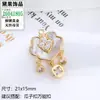 Colgante de Candado Versátil Estilo Chino de Paz y Prosperidad, Elegante y Sencillo Colgante de Cadena para Clavícula con Borla de Cobre Dorado