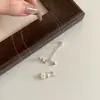 Colar de Flor Colorida com Contas de Verão Coreano Empilhável Novo Design de Nicho Ins Corrente para Clavícula para Mulheres Estilo Fresco